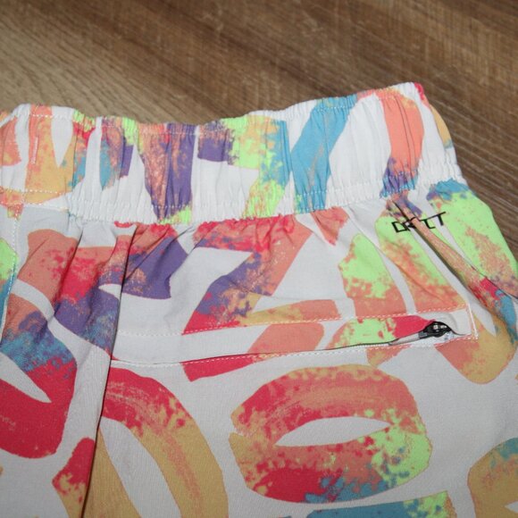 EUC Men's LARGE Jordan ZION Retro Letter Graphics Dri Fit Performance Shorts - Picture 8 of 8